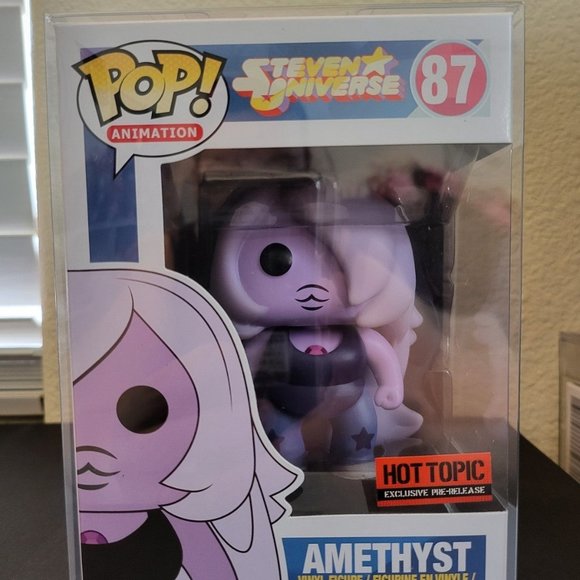 Steven Universe Amethyst Hot Topic (Red Sticker/Pre-Release) Exclusive Funko Pop - Picture 1 of 8